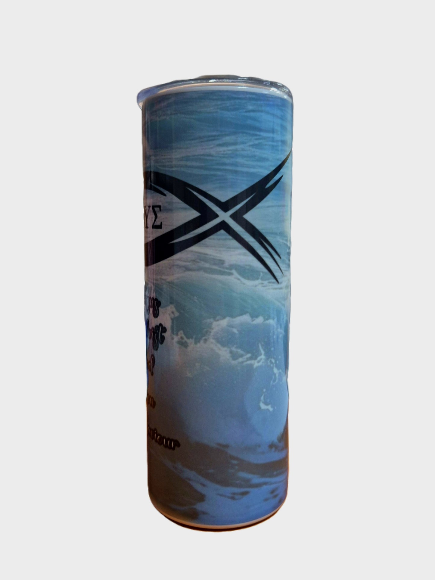 Tumbler - Fish White (Greek)