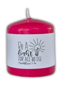Scented Candle - Be a light for all to see