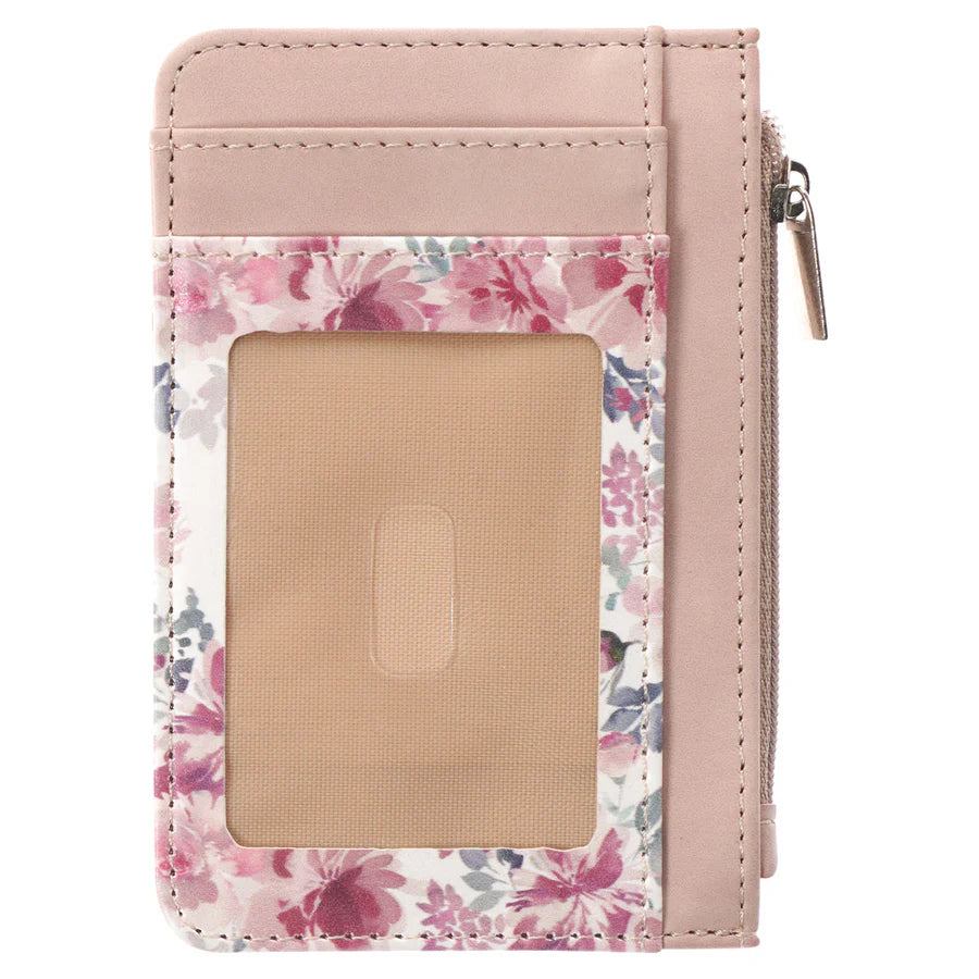 I Am with You Always Faux Leather ID Card Holder