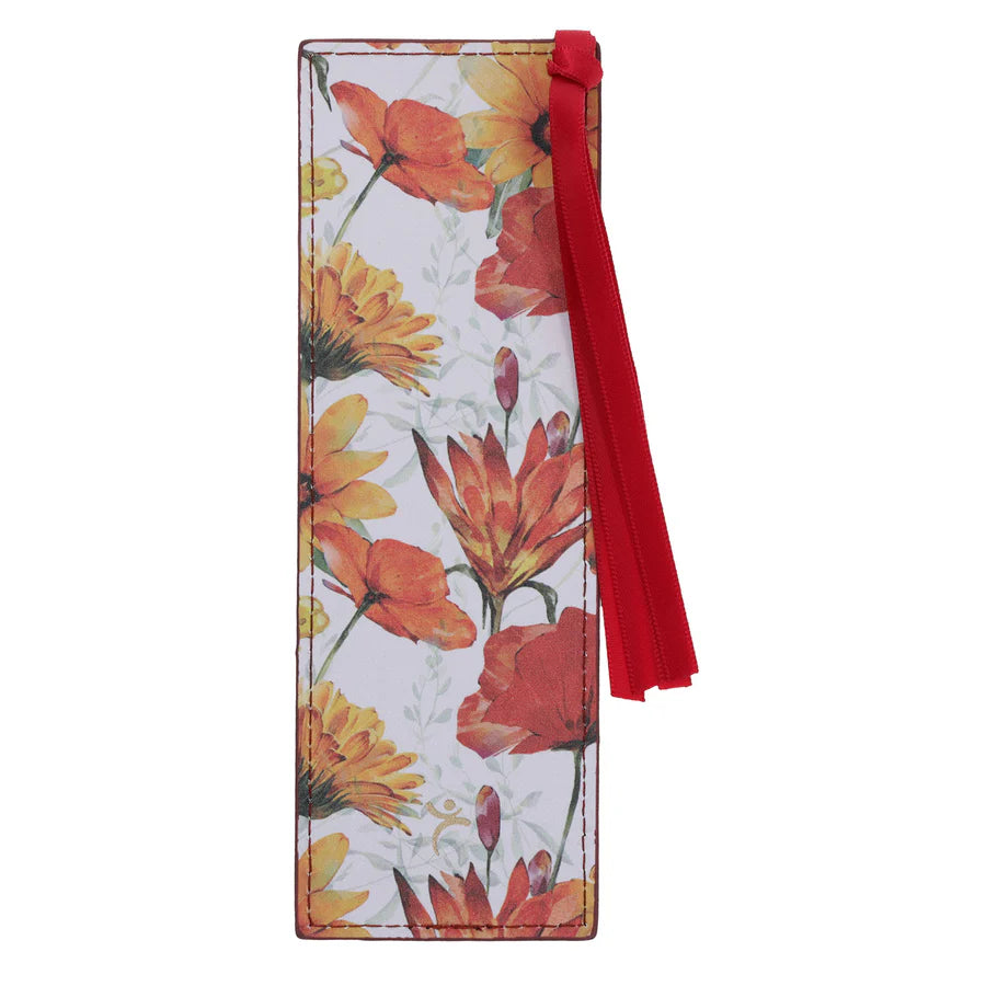 May the God of Hope Fill You with All Joy Faux Leather Bookmark