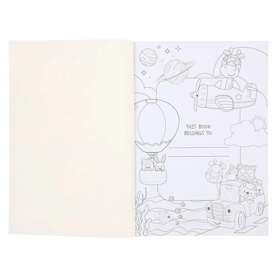 God Is with Me Wherever I Go: A Coloring Adventure for Kids (Paperback)