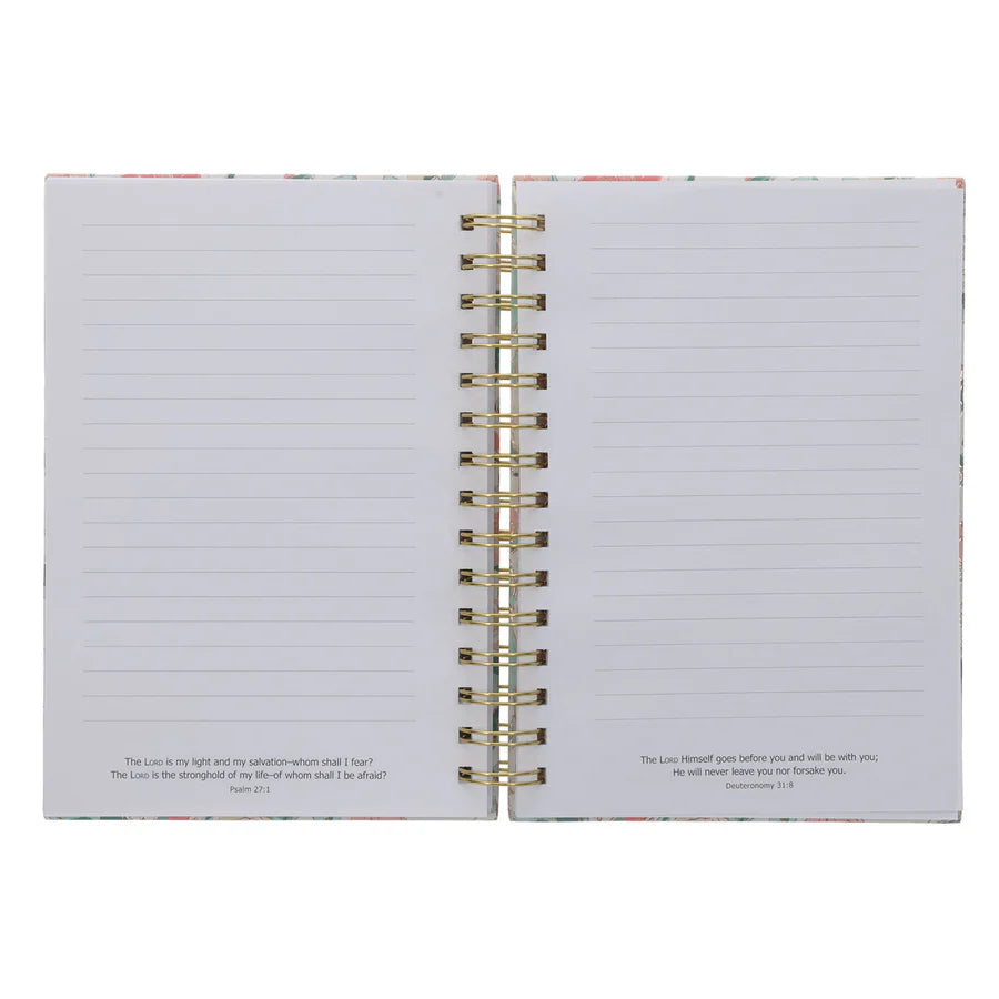 Be Still and Know Roses Hardcover Wirebound Journal