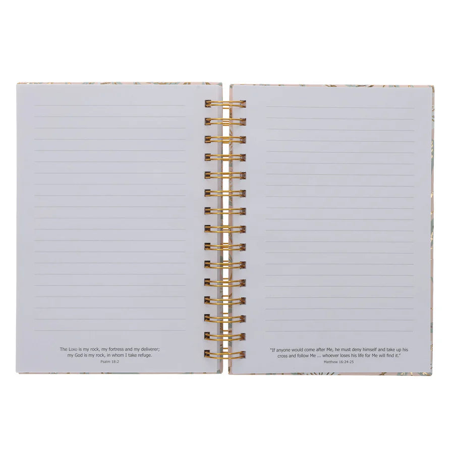 Trust in the Lord with All Your Heart Blush Hardcover Wirebound Journal