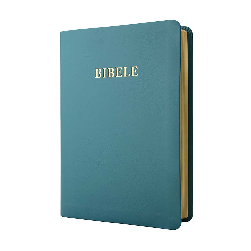 XITSONGA 1929 NO complete Bible, standard size, teal vinyl softcover, gilt-edged