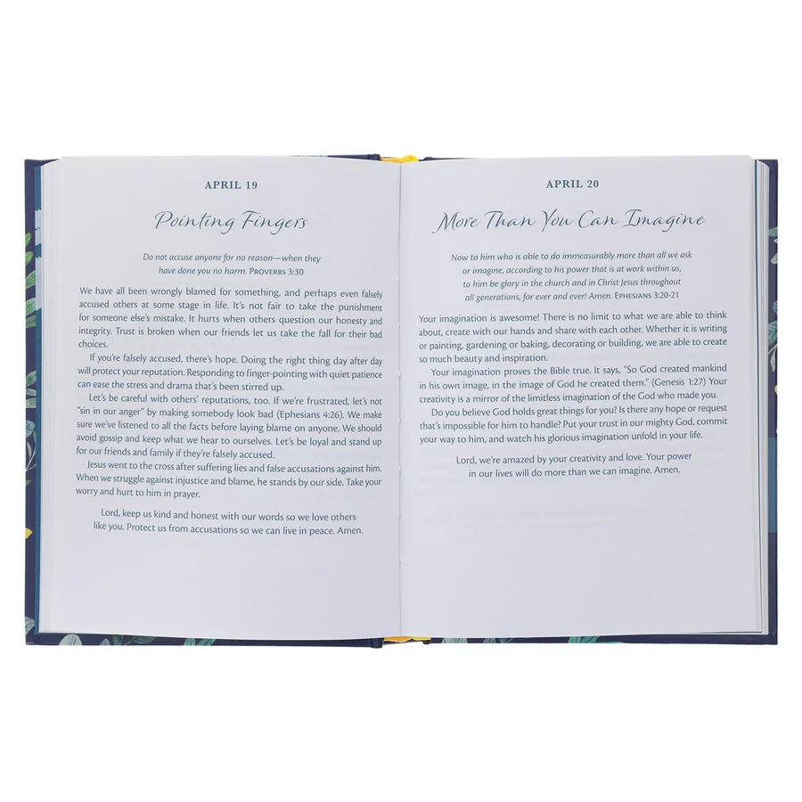 Hope for Each Morning: 366 Devotions: Trust in Him (Hardcover)