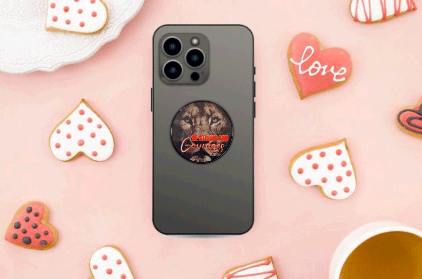 Pop Socket - Be Strong and Courageous