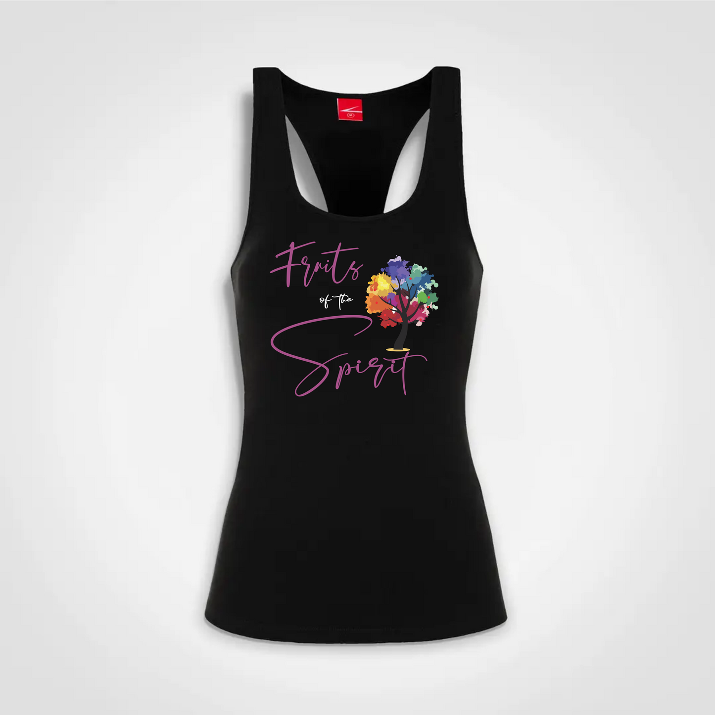 Fruits of the Spirit - Ladies Sport Top Black