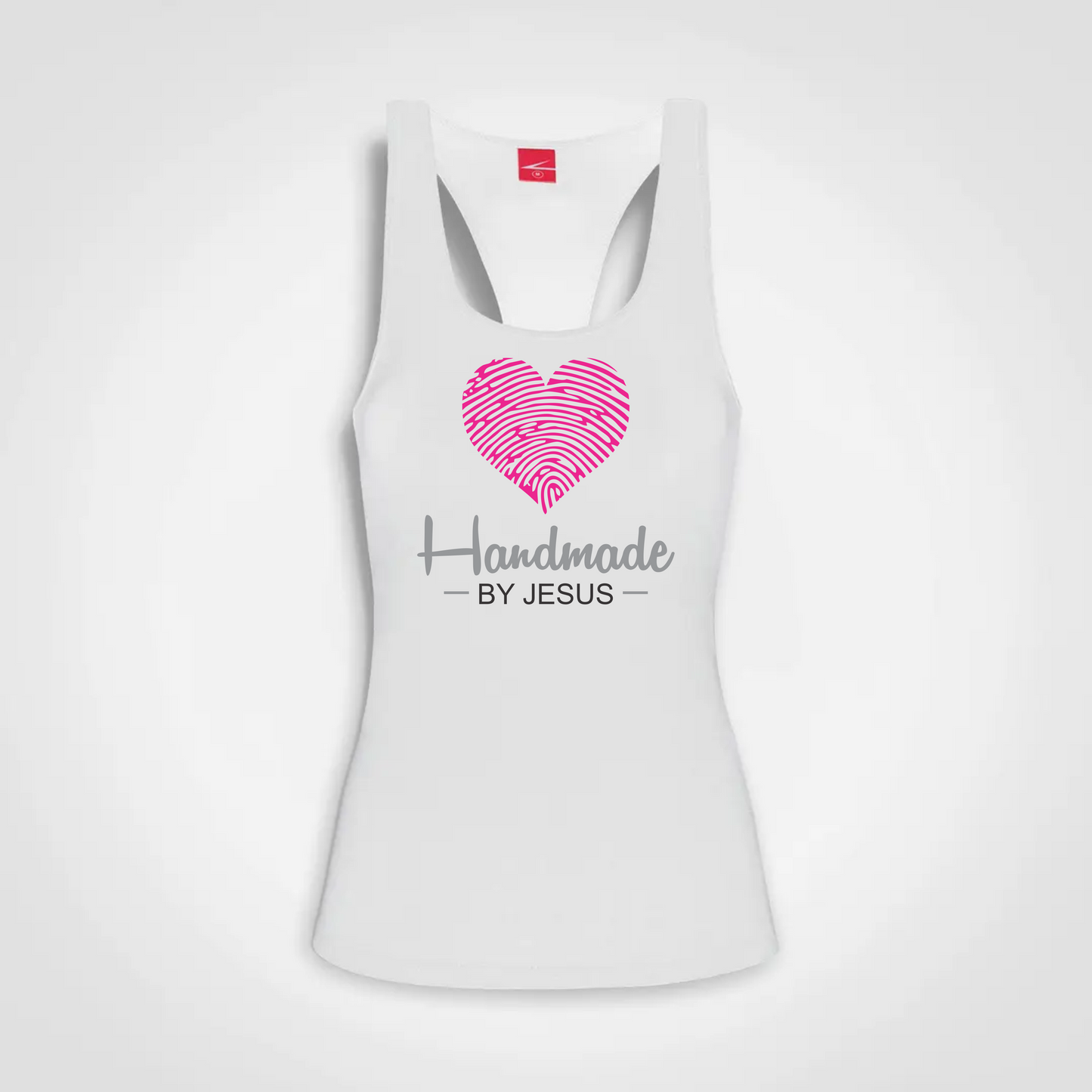 Handmade by Jesus - Ladies Sport Top White