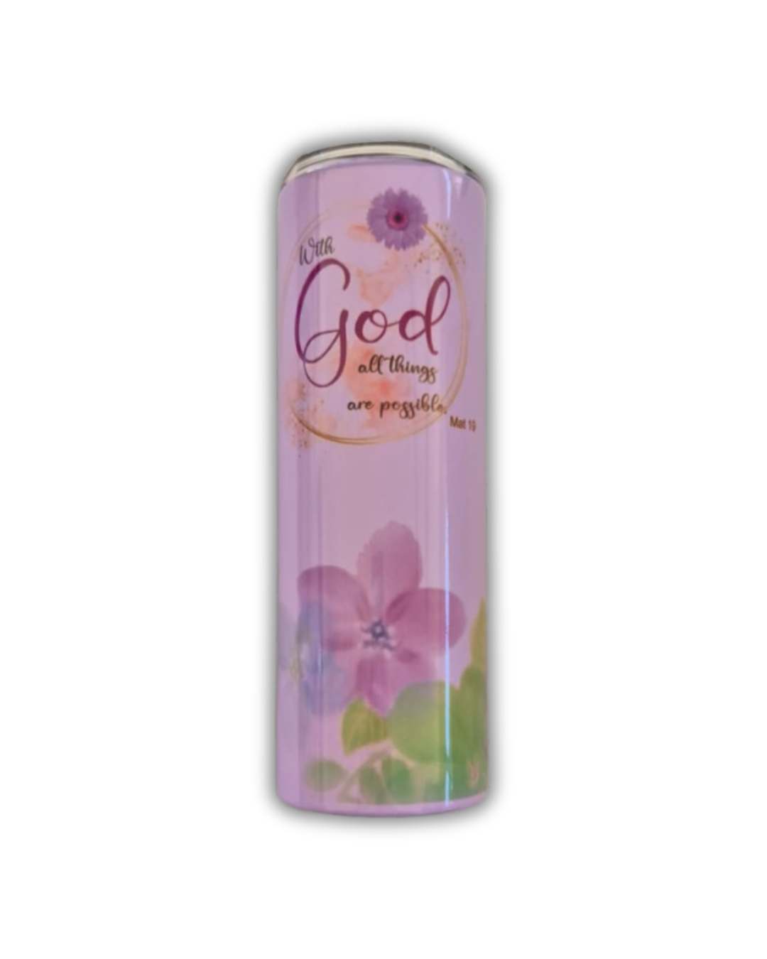 Stainless Steel Tumbler - With God all things are possible