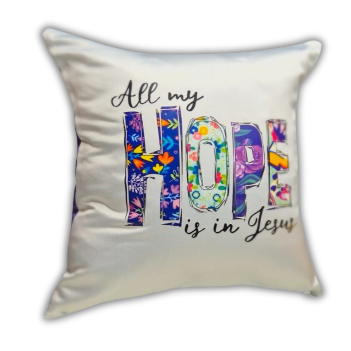 Pillow purple - All my hope is in Jesus
