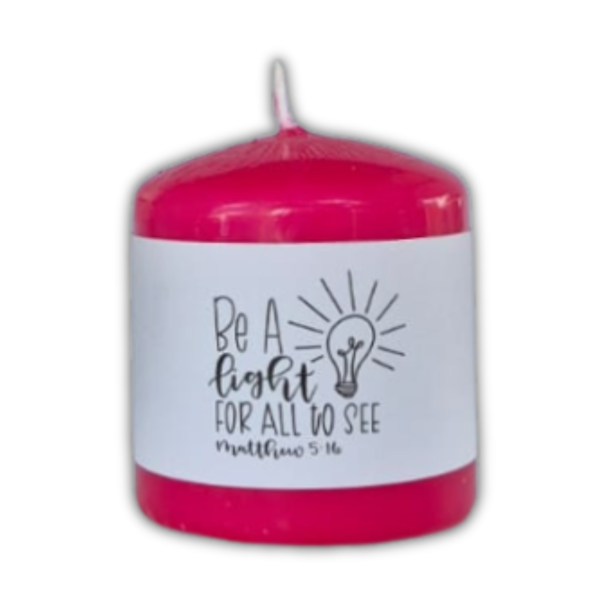 Scented Candle - Be a light for all to see