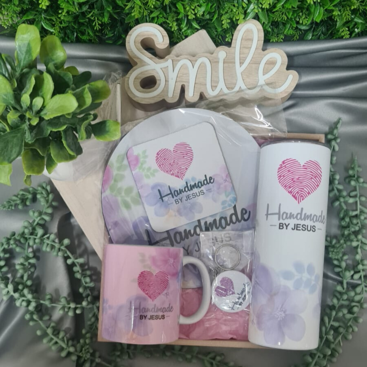 Handmade by Jesus Gift Basket