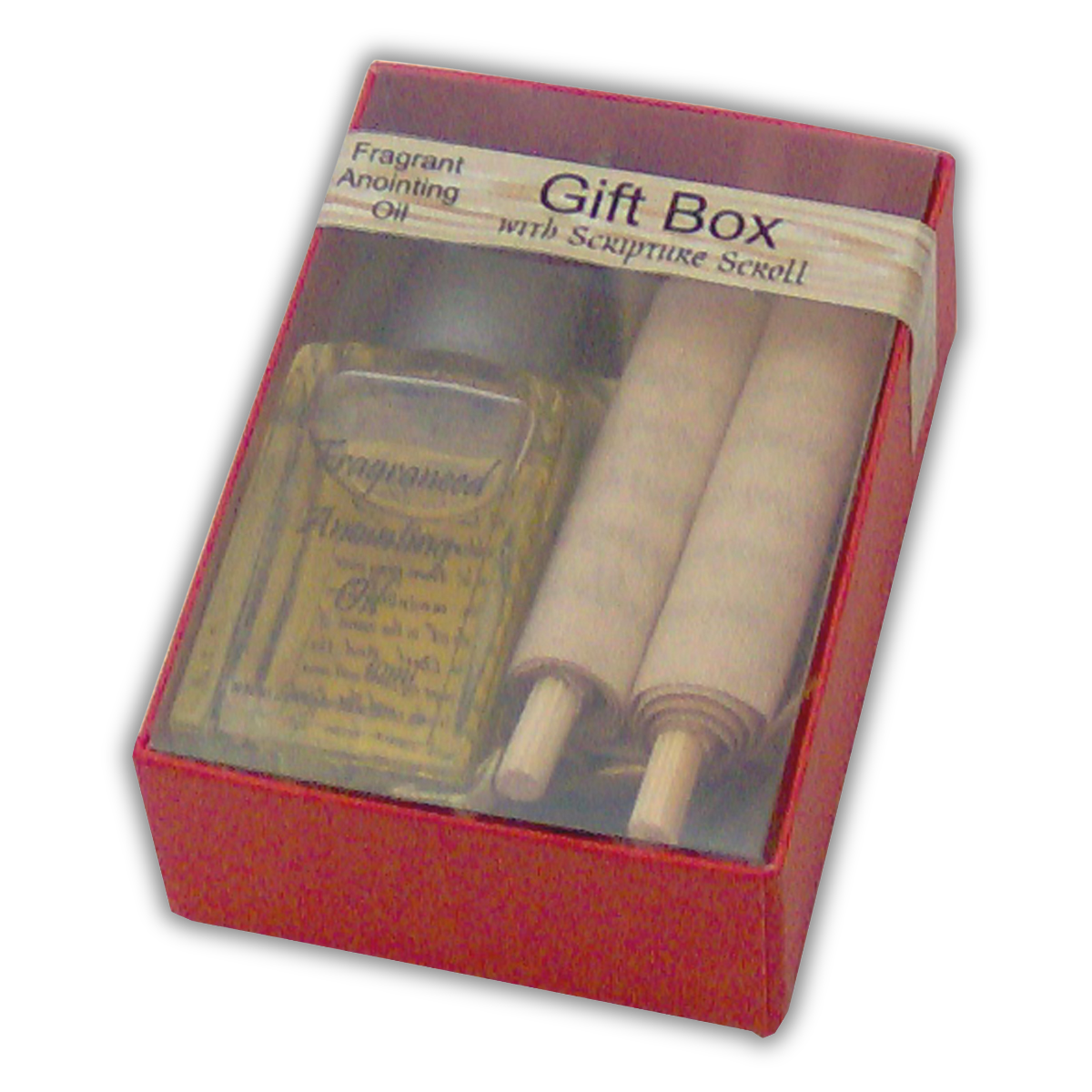 Anointing Oil Gift Box With Scripture Roll