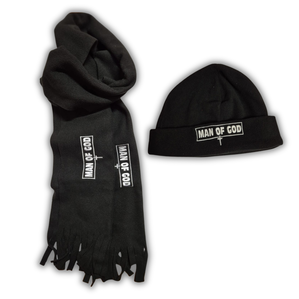 Combo Set - Glacier Scarf & Beanie - Man of God