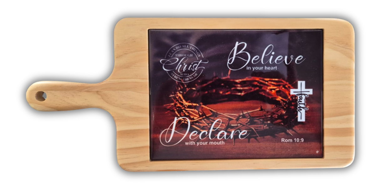 Platter Plate - Believe declare