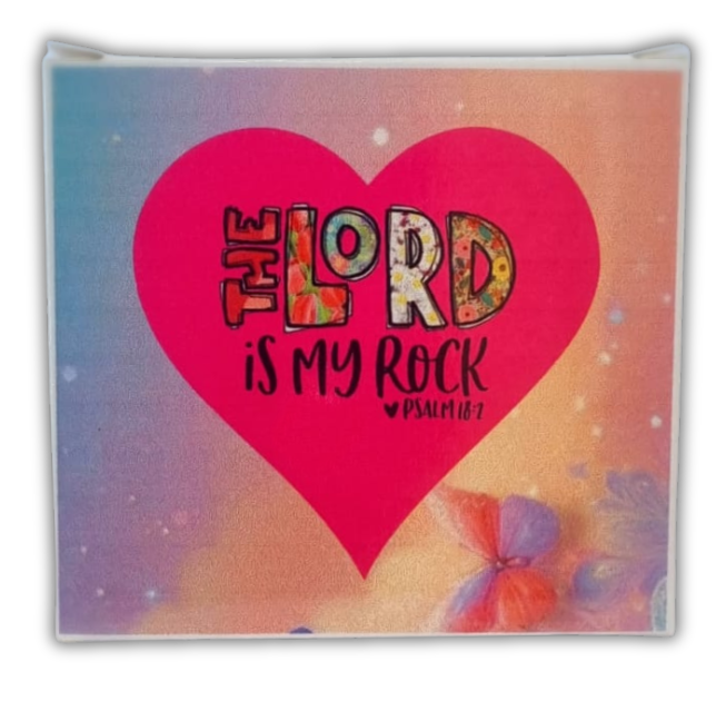 Coin Bank - The Lord is my Rock