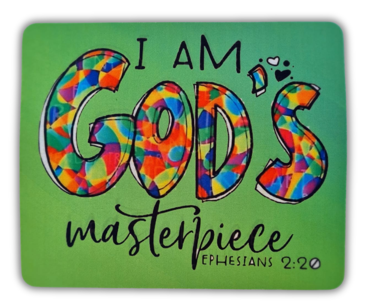 Mousepad - I am God's Masterpiece