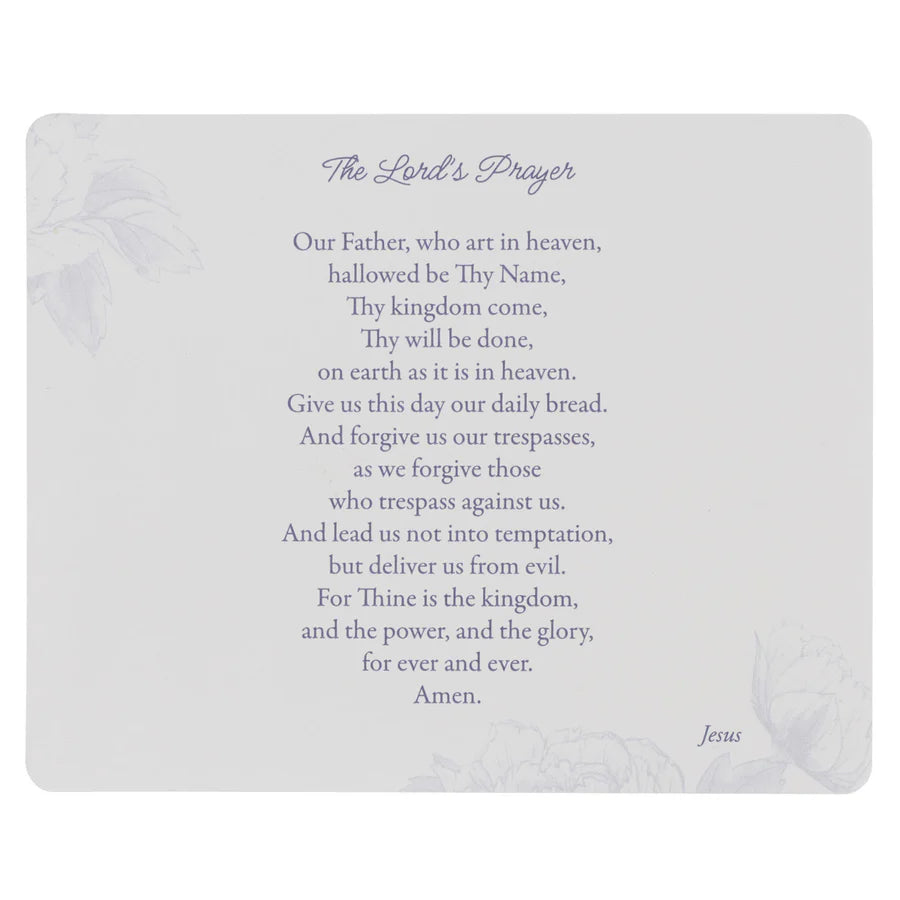 My Prayers Blue Floral Promise Cards in Tin