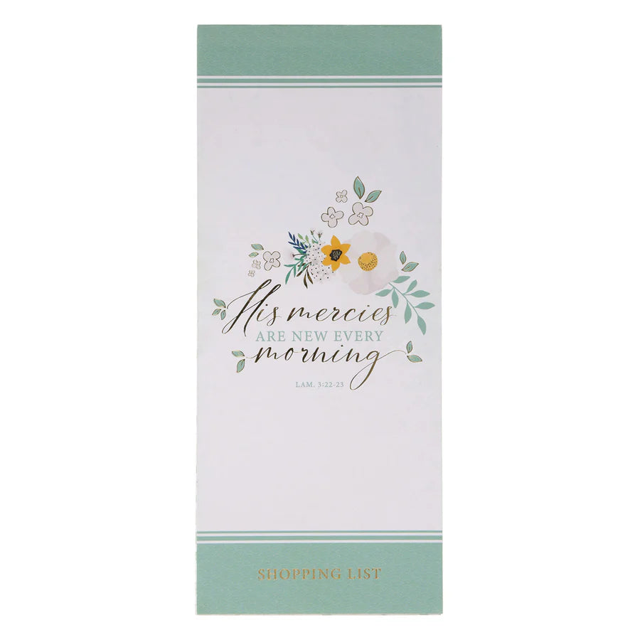 His Mercies Are New Every Morning Magnetic Notepad