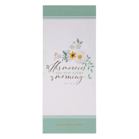 His Mercies Are New Every Morning Magnetic Notepad