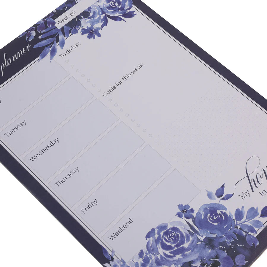 A3 Weekly Magnetic Planner - My Hope Is Found in His Love