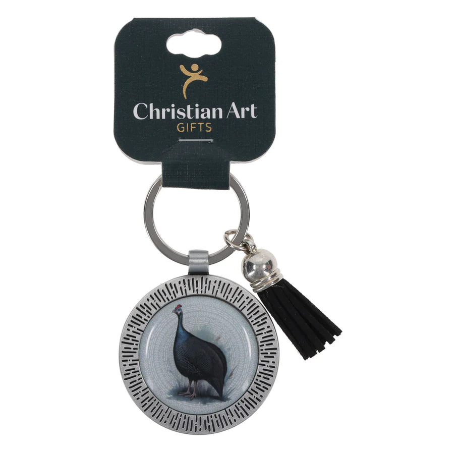 Sy Troue Liefde Vul die Aarde Afrikaans Epoxy Metal Keychain