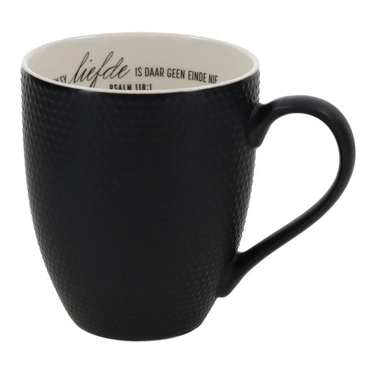 Aan Sy Liefde Is Daar Geen Einde Nie Afrikaans Ceramic Mug