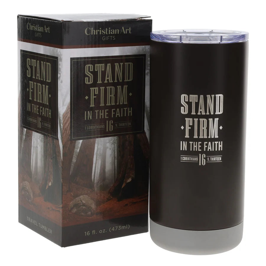 Stand Firm in the Faith Stainless Steel Travel Mug