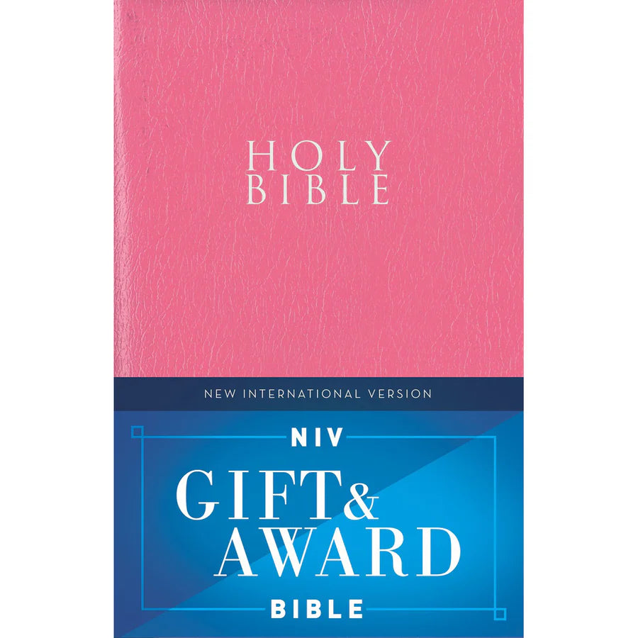 NIV Pink Paperback Gift & Award Bible Red Letter Edition Comfort Print