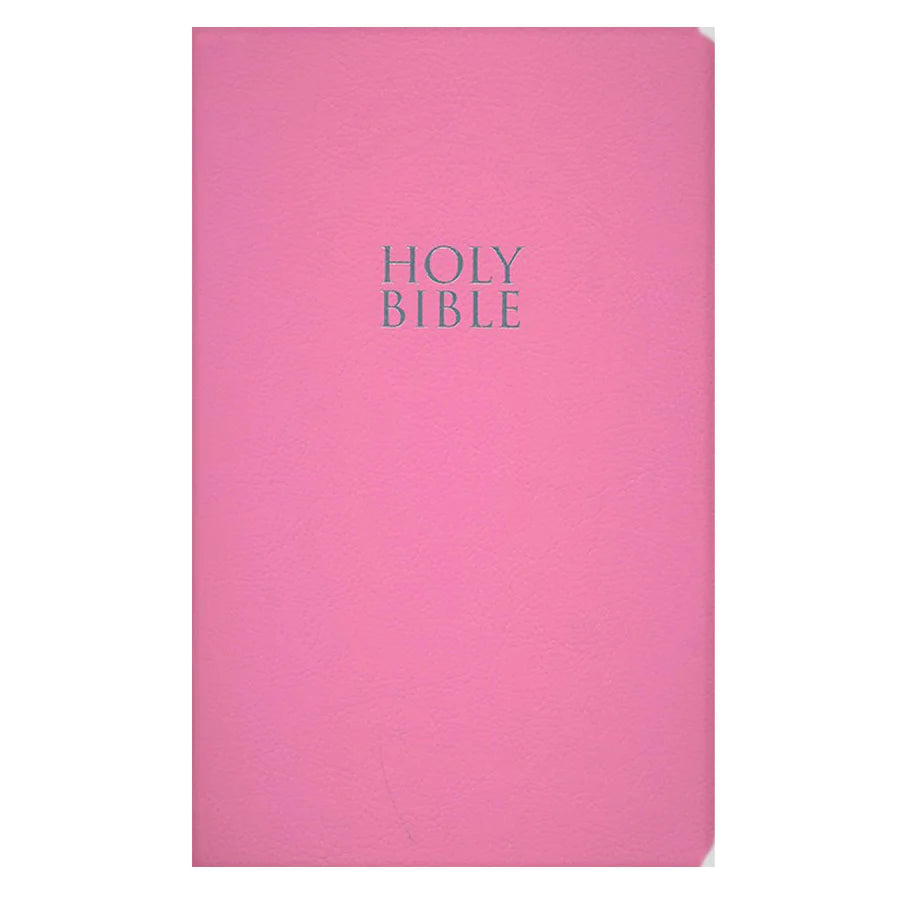 NIV Pink Paperback Gift & Award Bible Red Letter Edition Comfort Print