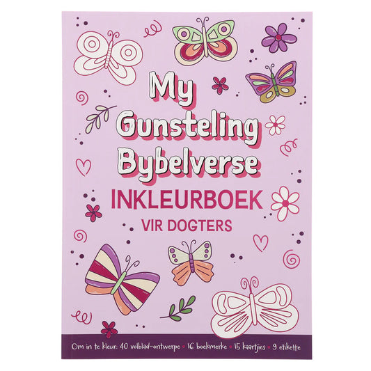 Gunsteling My Gunsteling Bybelverse Inkleurboek vir Dogters (Sagteband)