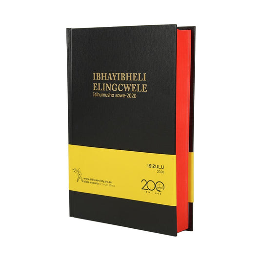 ISIZULU 2020 complete Bible, medium size, black hardcover, red-edged