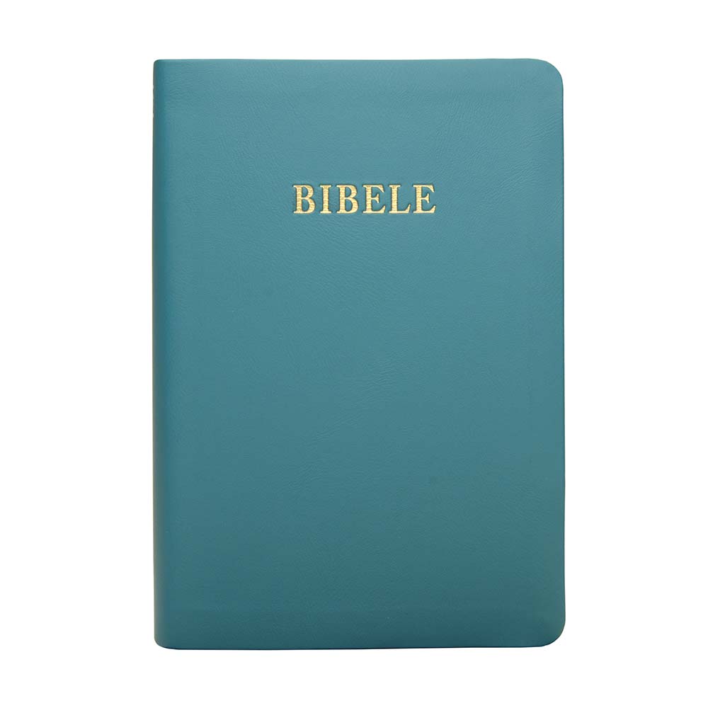 XITSONGA 1929 NO complete Bible, standard size, teal vinyl softcover, gilt-edged