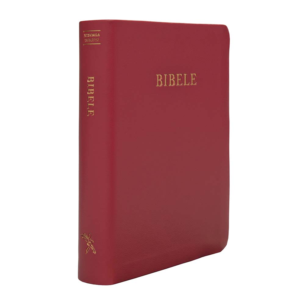 XITSONGA 1929 NO complete Bible, standard size, pink vinyl softcover, gilt-edged
