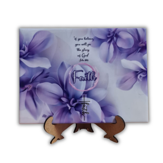 Faith Tile with stand
