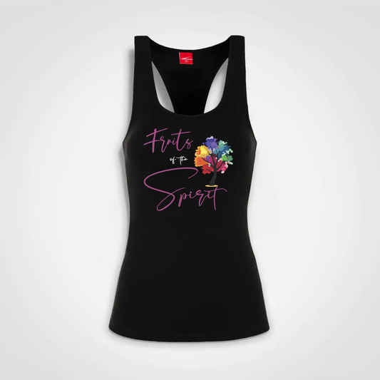Fruits of the Spirit - Ladies Sport Top Black