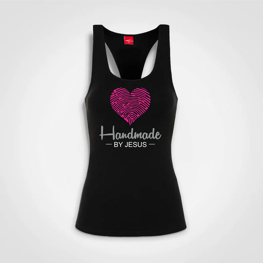 Handmade by Jesus - Ladies Sport Top Black