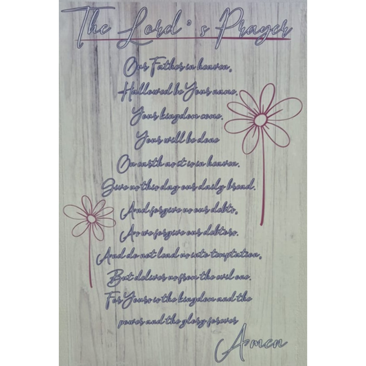Lord's Prayer Canvas
