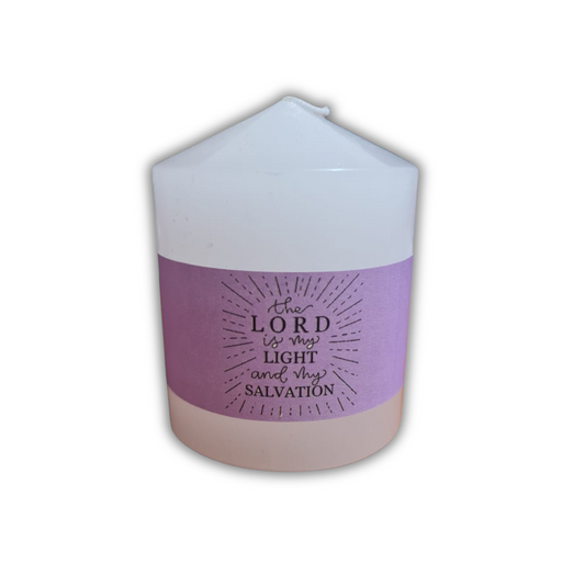 Scented Candle - The Lord is my light and my salvation