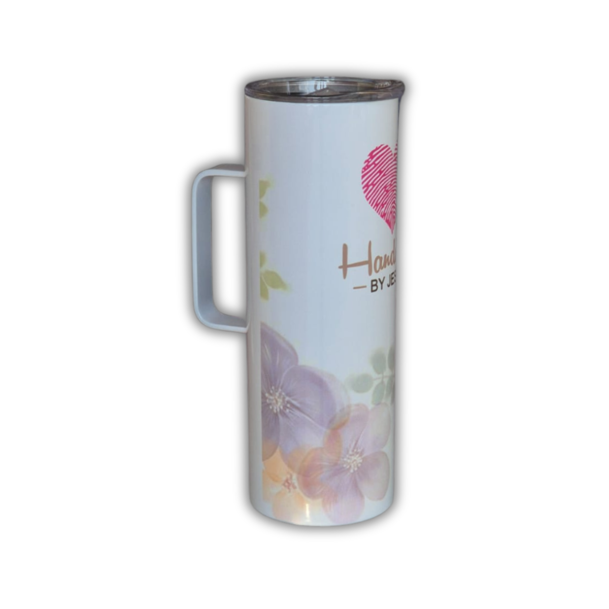 Stainless Steel Tumbler - Handmade by Jesus White with handle