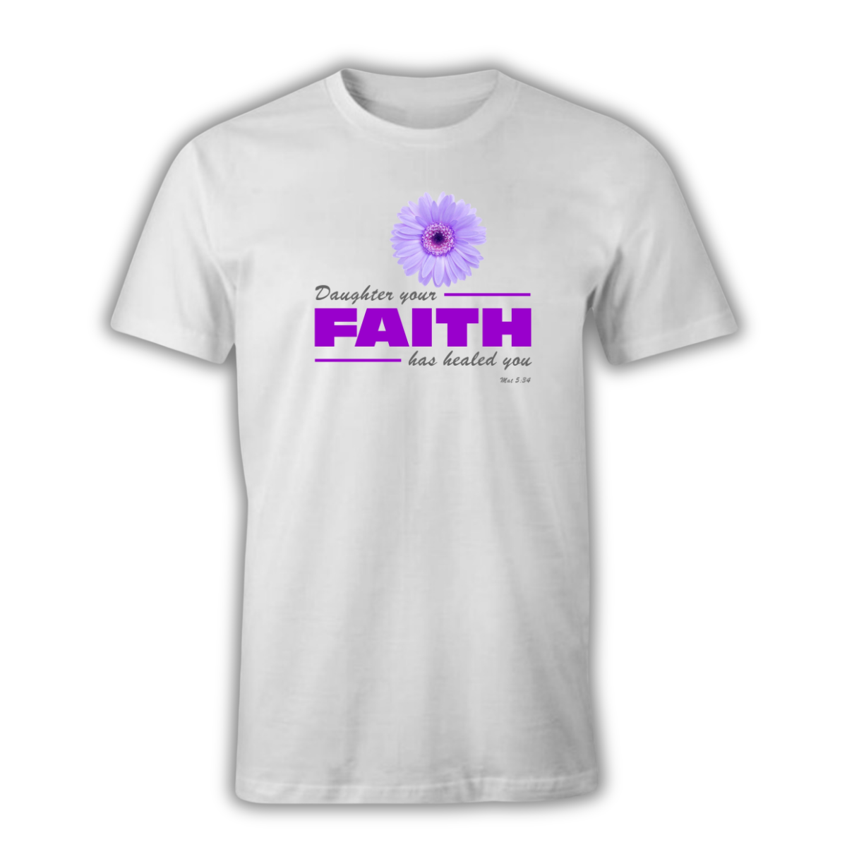 Mark 5:34 - He said to her, Daughter, your faith has healed y Mark 5:34 - He said to her, Daughter, your faith has healed y