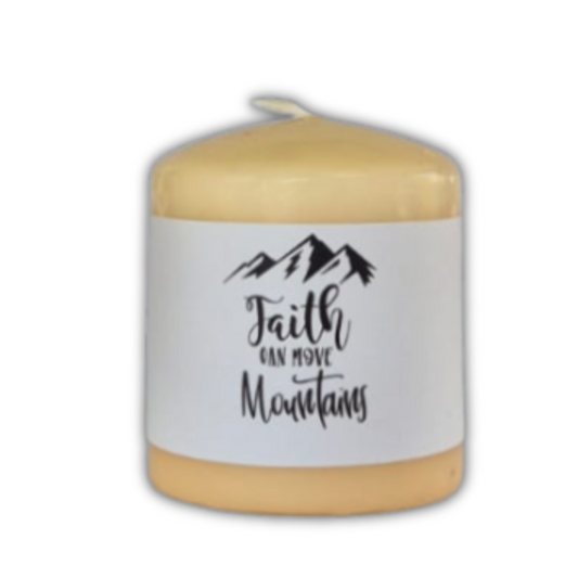 Scented Candle - Faith can move mountains