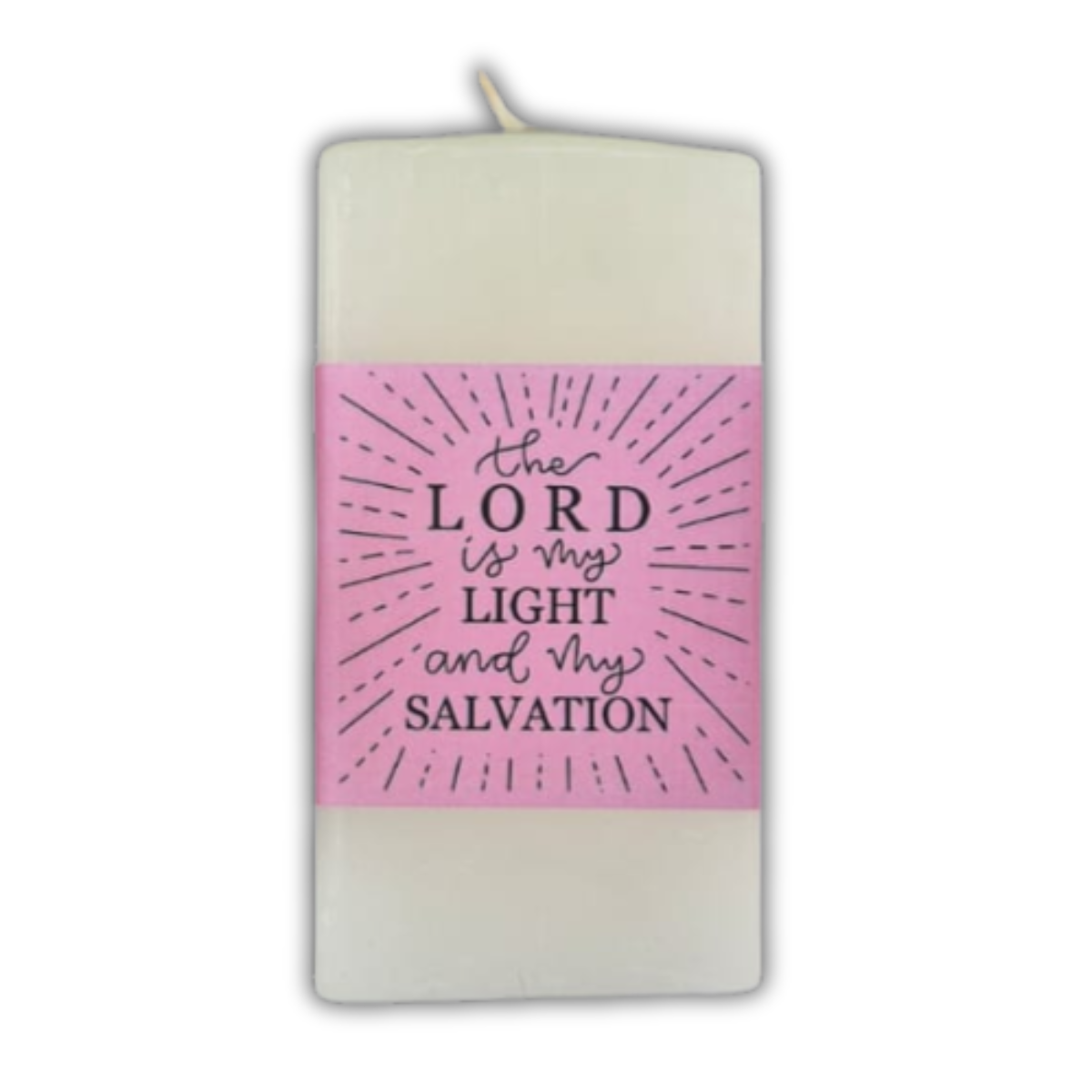 Scented Candle - The Lord is my light and my salvation