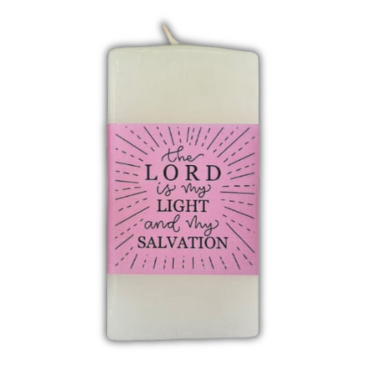 Scented Candle - The Lord is my light and my salvation