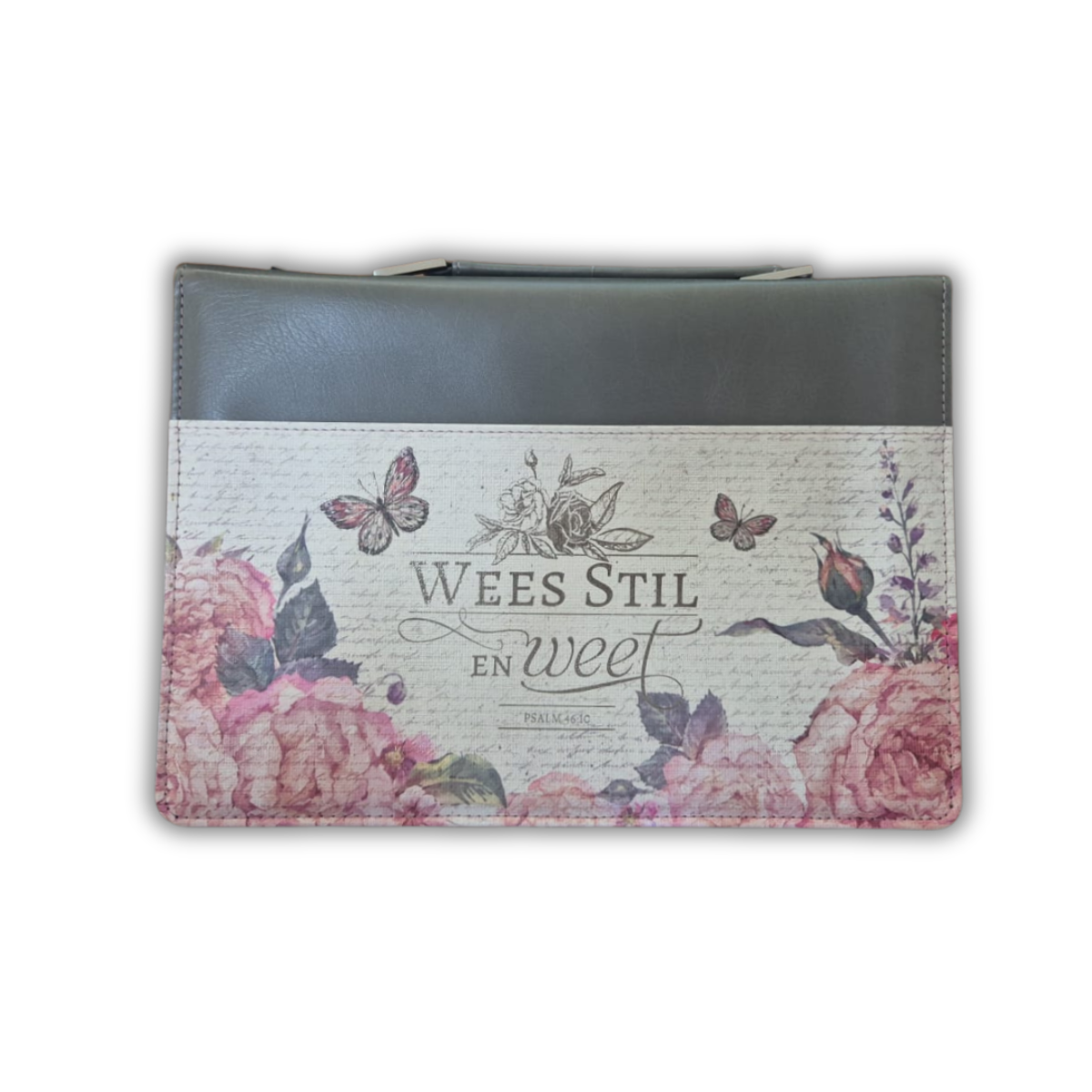 Wees Stil en Weet Large Bible Cover