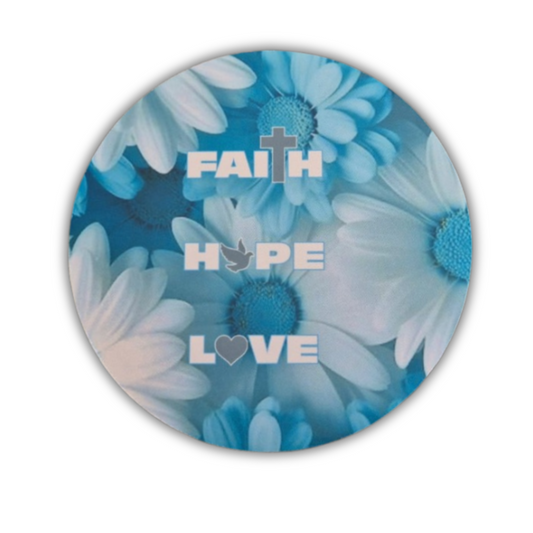 Mousepad - Faith Hope Love (Rubber)