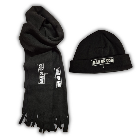 Combo Set - Glacier Scarf & Beanie - Man of God