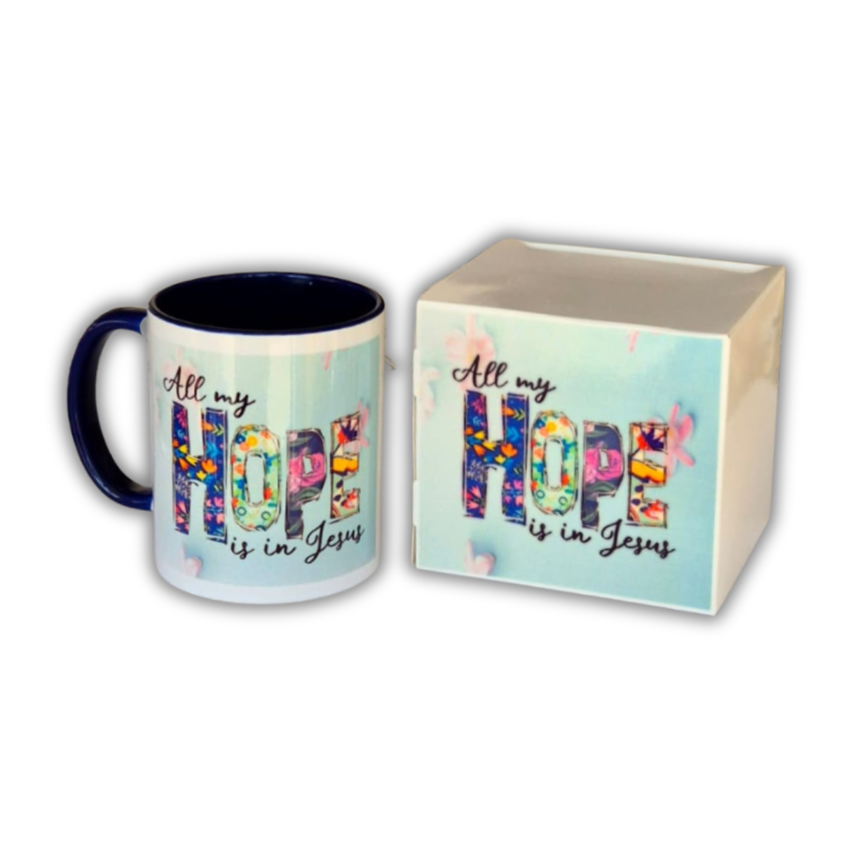 Mug - All my hope is in Jesus Purple